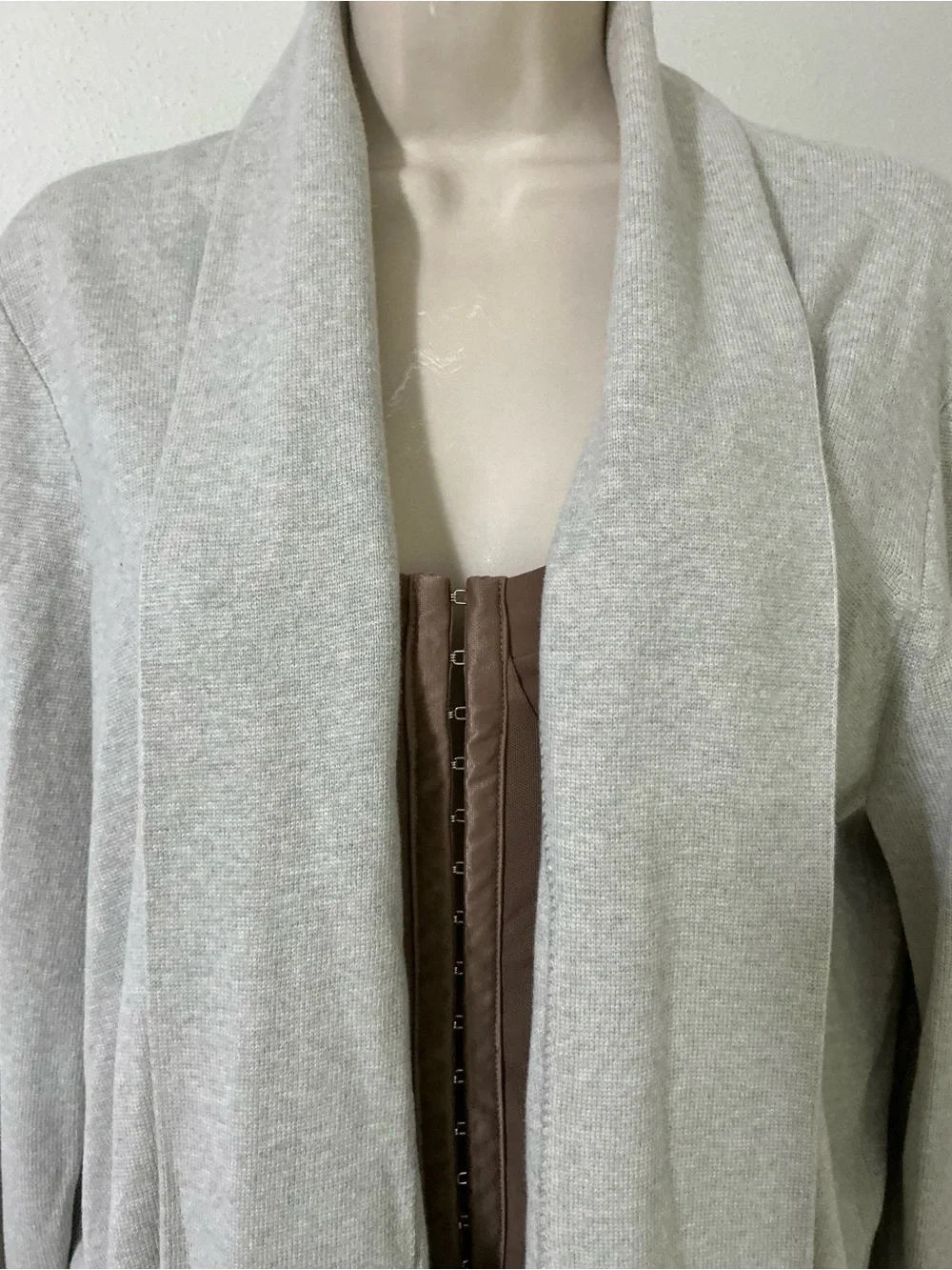 J. Crew Chelsea sweater blazer in Heather Light Grey Size XLarge